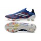 Zapatos de Fútbol adidas X Speedflow+ FG Azul Blanco Vivid Red