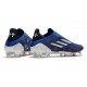 Zapatos de Fútbol adidas X Speedflow+ FG Azul Blanco Vivid Red