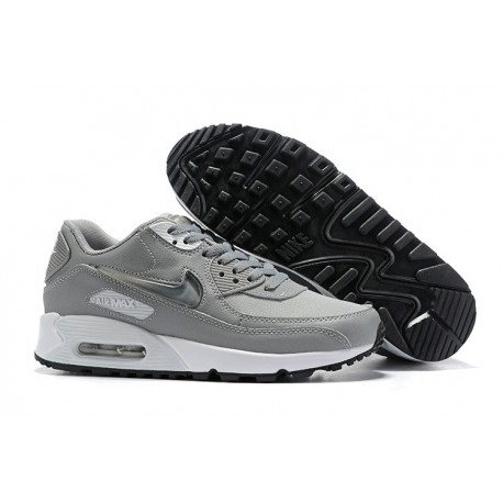 Nike Zapatos Hombres Air Max 90 Gris