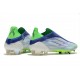 Zapatos de Fútbol adidas X Speedflow+ FG Blanco Verde Azul