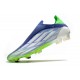 Zapatos de Fútbol adidas X Speedflow+ FG Blanco Verde Azul