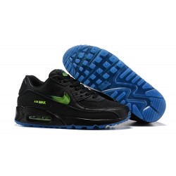 Nike Zapatos Hombres Air Max 90 Negro Azul