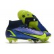 Nike Mercurial Superfly VIII Elite SG-PRO AC Zafiro Volt Azul Vacío