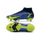 Nike Mercurial Superfly VIII Elite SG-PRO AC Zafiro Volt Azul Vacío