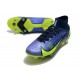 Nike Mercurial Superfly VIII Elite SG-PRO AC Zafiro Volt Azul Vacío