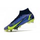 Nike Mercurial Superfly VIII Elite SG-PRO AC Zafiro Volt Azul Vacío