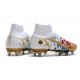 Nike Mercurial Superfly VIII Elite SG-PRO AC Blanco Rojo Oro Azul