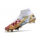 Nike Mercurial Superfly VIII Elite SG-PRO AC Blanco Rojo Oro Azul