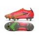 Nike Mercurial Vapor 14 Elite SG-Pro AC Carmesi Plateado Metalizado