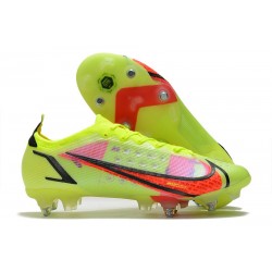 Nike Mercurial Vapor 14 Elite SG-Pro AC Volt Carmesí Negro