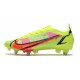 Nike Mercurial Vapor 14 Elite SG-Pro AC Volt Carmesí Negro