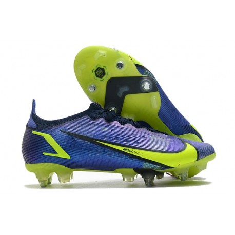 Nike Mercurial Vapor 14 Elite SG-Pro AC Zafiro Volt Azul Vacío