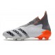 Zapatos adidas Predator Freak+ FG Blanco Hierro Metálico Rojo Solar