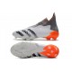 Zapatos adidas Predator Freak+ FG Blanco Hierro Metálico Rojo Solar