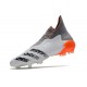 Zapatos adidas Predator Freak+ FG Blanco Hierro Metálico Rojo Solar