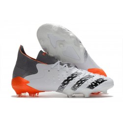 adidas Predator Freak.1 FG Blanco Hierro Metálico Rojo Solar