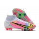 Nike Mercurial Superfly 8 Elite AG Bota Blanco Platino Rosa