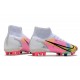 Nike Mercurial Superfly 8 Elite AG Bota Blanco Platino Rosa