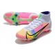 Nike Mercurial Superfly 8 Elite AG Bota Blanco Platino Rosa