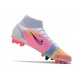 Nike Mercurial Superfly 8 Elite AG Bota Blanco Platino Rosa