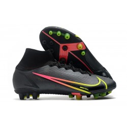 Nike Mercurial Superfly 8 Elite AG Bota Negro Cyber Off Noir