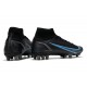 Nike Mercurial Superfly 8 Elite AG Bota Negro Gris Hierro