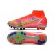 Nike Mercurial Superfly 8 Elite AG Bota Carmesi Plateado Metalizado