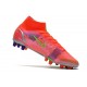 Nike Mercurial Superfly 8 Elite AG Bota Carmesi Plateado Metalizado