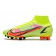 Nike Mercurial Superfly 8 Elite AG Bota Volt Carmesí Negro