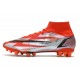 Nike Mercurial Superfly 8 Elite AG Bota Chile Rojo Negro Blanco Naranja