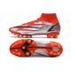 Nike Mercurial Superfly 8 Elite AG Bota Chile Rojo Negro Blanco Naranja