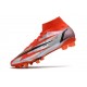 Nike Mercurial Superfly 8 Elite AG Bota Chile Rojo Negro Blanco Naranja