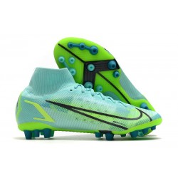 Nike Mercurial Superfly 8 Elite AG Bota Turquesa Lima