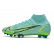 Nike Mercurial Superfly 8 Elite AG Bota Turquesa Lima