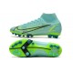 Nike Mercurial Superfly 8 Elite AG Bota Turquesa Lima