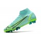 Nike Mercurial Superfly 8 Elite AG Bota Turquesa Lima