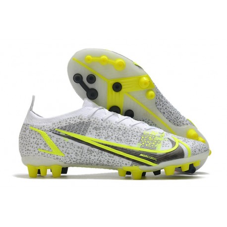 Nike Mercurial Vapor 14 Elite AG PRO Blanco Negro Metálico Plateado