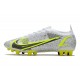 Nike Mercurial Vapor 14 Elite AG PRO Blanco Negro Metálico Plateado