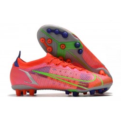 Nike Mercurial Vapor 14 Elite AG PRO Carmesi Plateado Metalizado