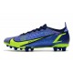 Nike Mercurial Vapor 14 Elite AG PRO Zafiro Volt Azul Vacío