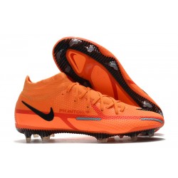 Nike Zapatillas Phantom GT2 Elite DF FG Láser Naranja Negro Total Naranja