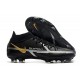 Nike Phantom GT2 Elite DF FG Negro Gris Metálico Dorado Metalizado