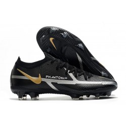 Nike Phantom GT II Elite FG Negro Gris Metálico Dorado Metalizado