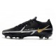 Nike Phantom GT II Elite FG Negro Gris Metálico Dorado Metalizado