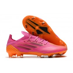 Bota adidas X Speedflow.1 FG Rosa Naranja