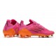 Bota adidas X Speedflow.1 FG Rosa Naranja