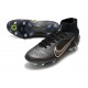 Nike Mercurial Superfly VIII Elite SG-PRO AC Negro Dorado Metalizado Plateado Metalizado