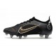 Nike Mercurial Vapor 14 Elite SG-Pro AC Negro Dorado Metalizado Plateado Metalizado