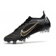 Nike Mercurial Vapor 14 Elite SG-Pro AC Negro Dorado Metalizado Plateado Metalizado