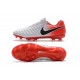 Botas Nike Tiempo Legend VII Elite FG - Blanco Rojo